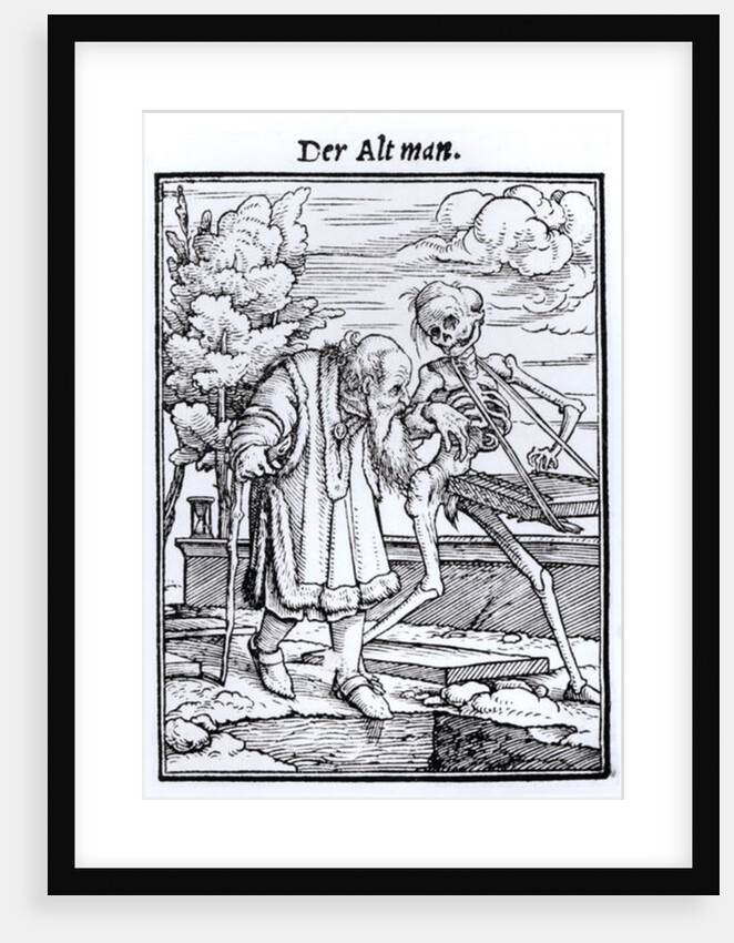 Death and the Old Man by Hans Holbein the Younger