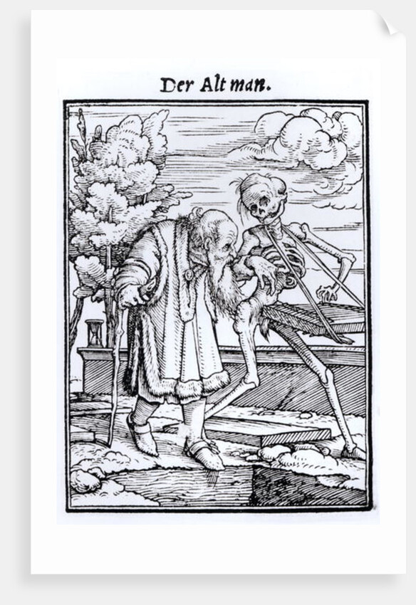 Death and the Old Man by Hans Holbein the Younger