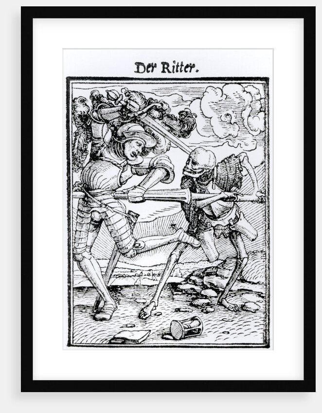 Death and the Knight by Hans Holbein the Younger