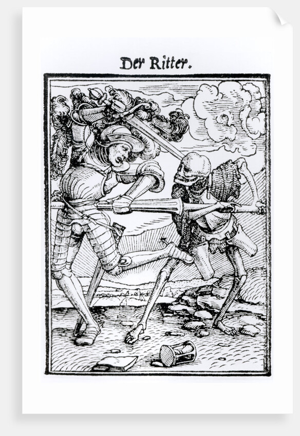 Death and the Knight by Hans Holbein the Younger
