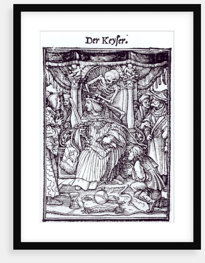 Death and the Emperor by Hans Holbein the Younger