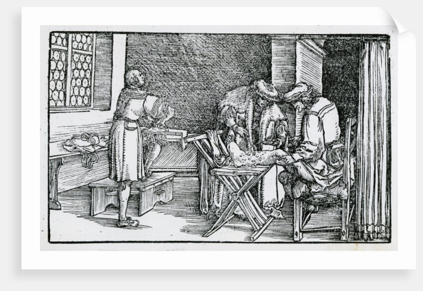 The Treatment of a Gangrenous Leg by German School