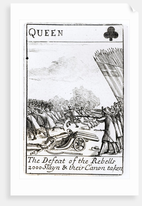 The Defeat of the Rebels at the Battle of Sedgemoor, 6th July 1685 by English School
