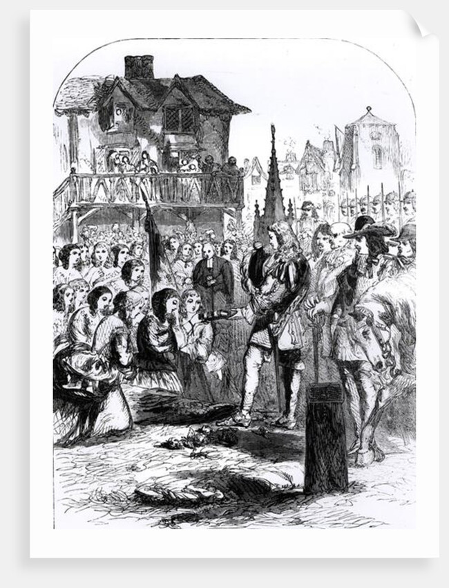 Reception of Monmouth by the Ladies of Taunton by English School