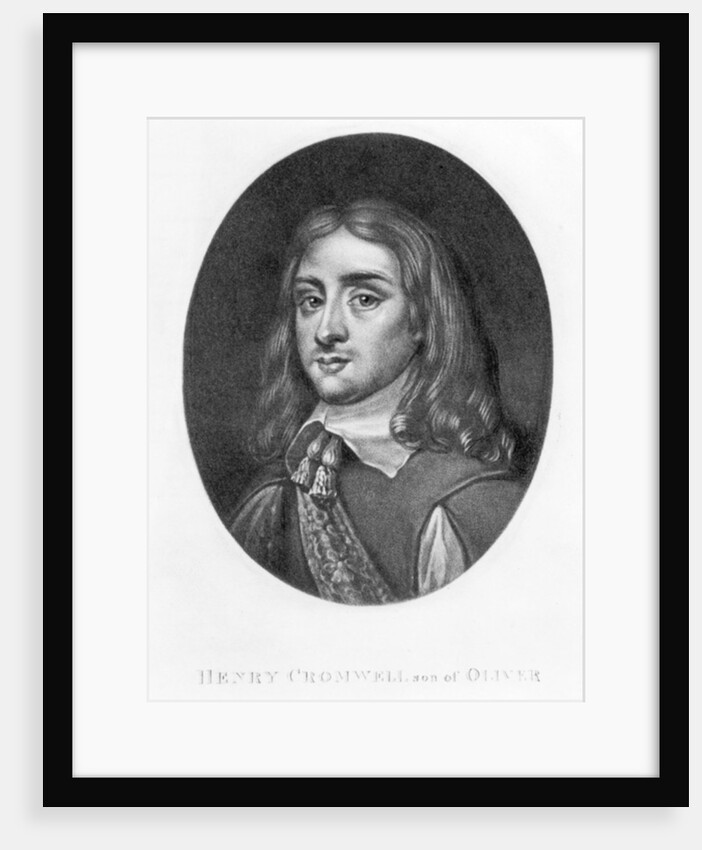 Portrait of Henry Cromwell engraved by Richard Earlom and Charles Turner by English School