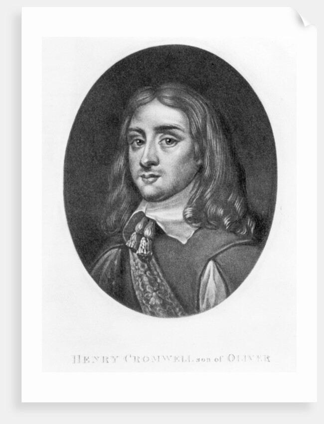 Portrait of Henry Cromwell engraved by Richard Earlom and Charles Turner by English School
