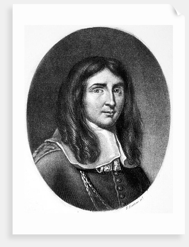Portrait of Richard Cromwell engraved by Richard Earlom from 'Illustrious Characters in British History' by English School