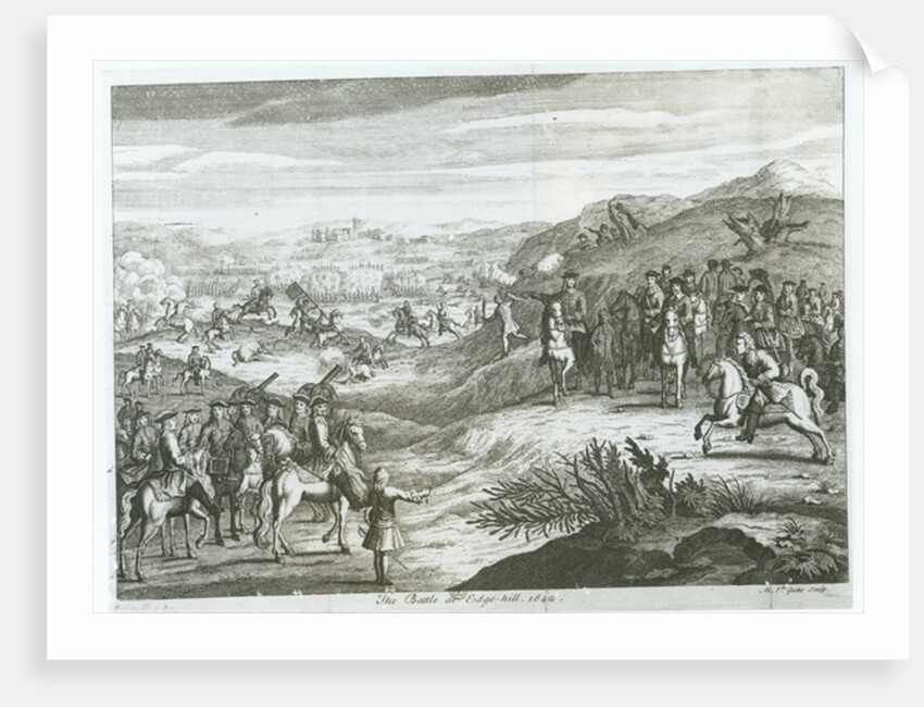 The Battle of Edgehill, 23rd October 1642 by Michael van der Gucht