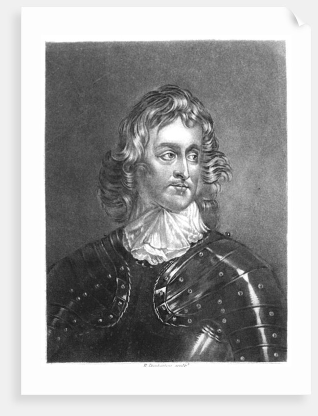 Major General John Lambert illustration from 'Portraits of Characters Illustrious in British History' by English School