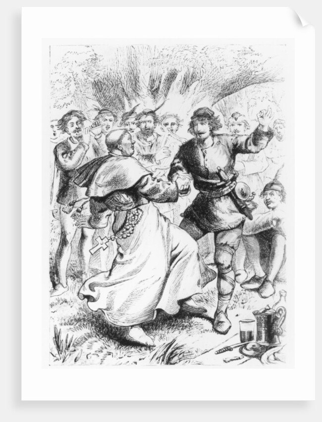 Robin Hood and the Bishop by English School