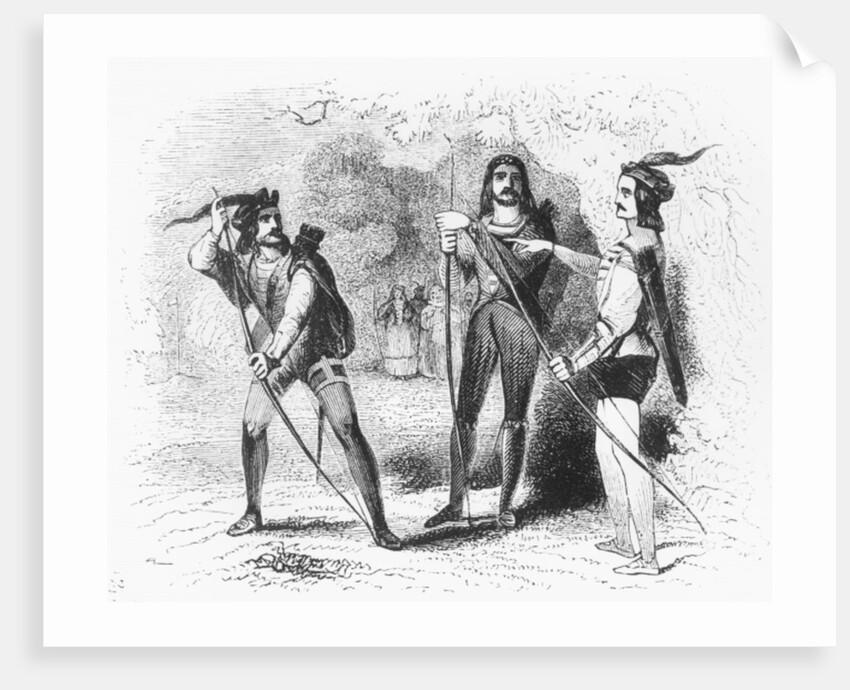 Robin Hood, Scarlet and John by English School