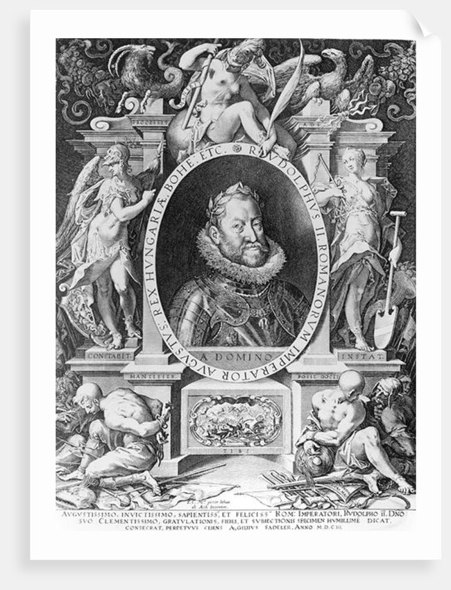 Portrait of Rudolph II by Johannes Hausser von Ach