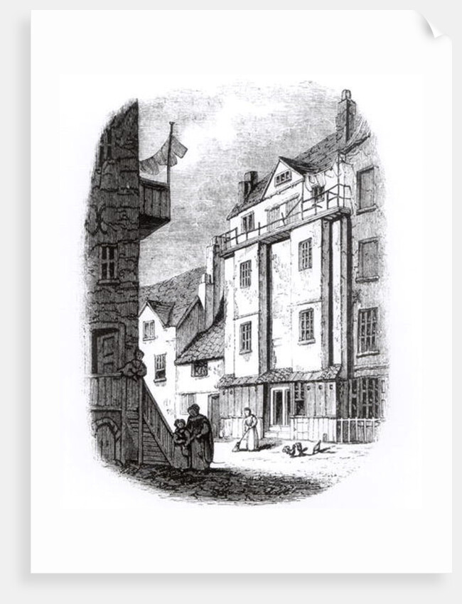 Caxton's Printing Office, The Almonry, Westminster by English School