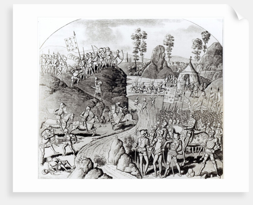 King Edward I's First Expedition Against the Scots by Scottish School