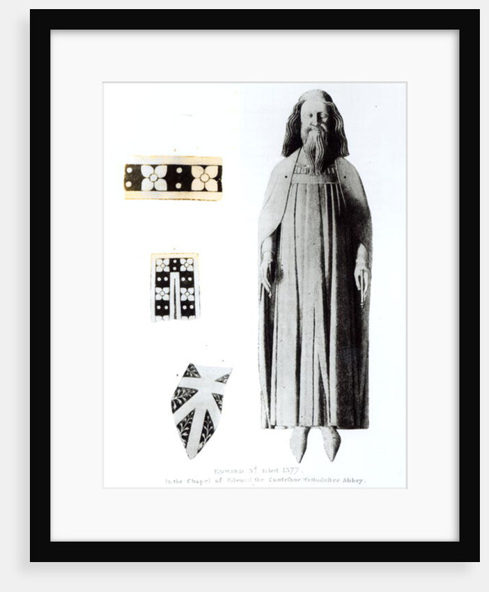 Effigy of Edward III in the Chapel of Edward the Confessor, Westminster Abbey. by English School