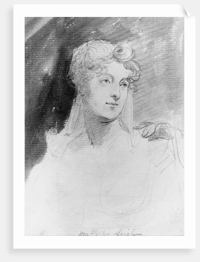 Portrait of The Hon. Augusta Leigh by George Hayter