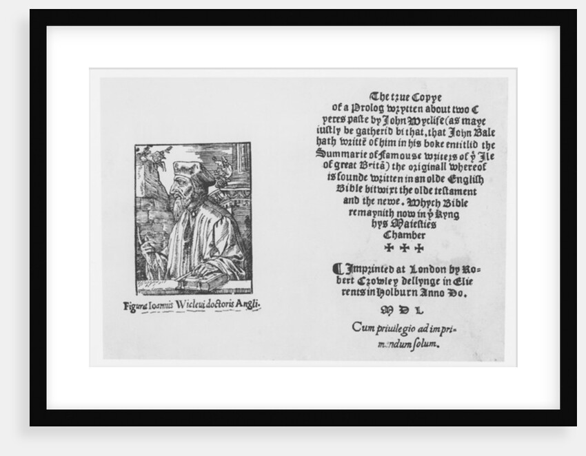 John Wycliffe 1548 by English School