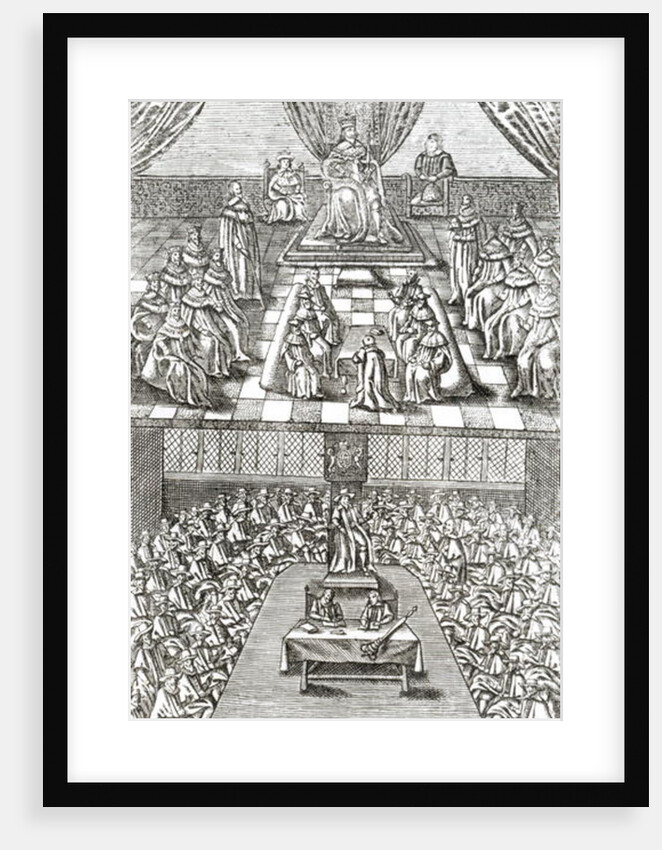 English Parliament c.1640 by English School