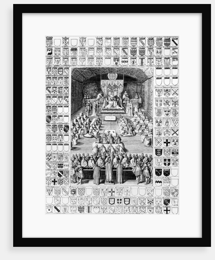 Charles I in the House of Lords by English School