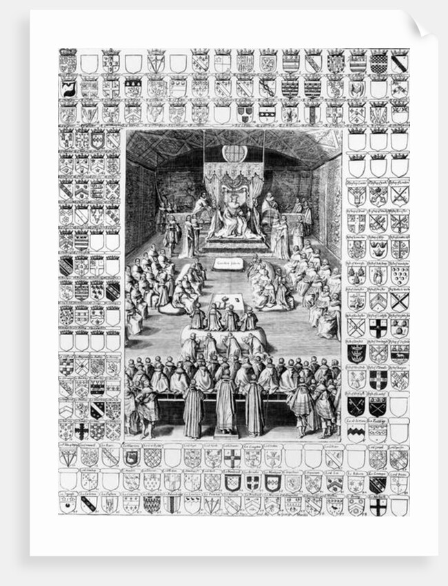 Charles I in the House of Lords by English School