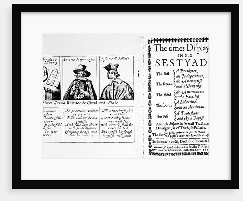 The Times Displayed in Six Sestyads. by English School
