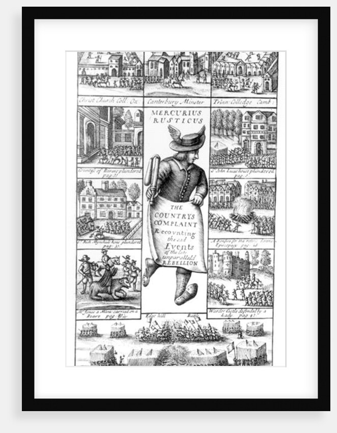 The Country's Complaint Recounting the Sad Events of the late Unparalleled Rebellion by English School