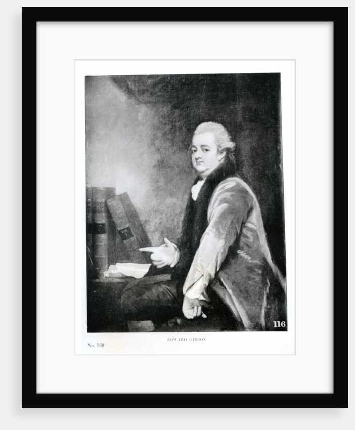 Portrait of Edward Gibbon by English School