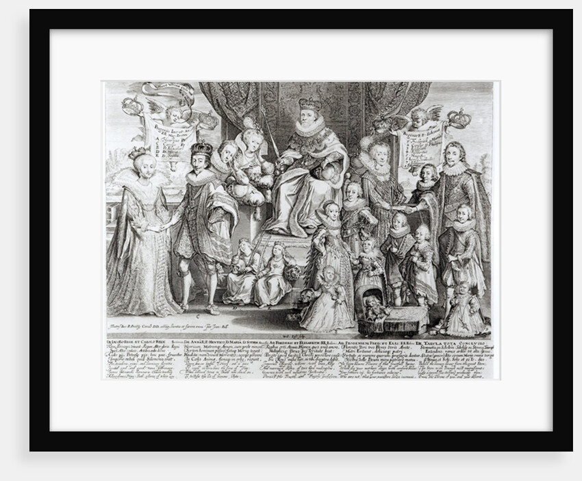 Family Portrait of James I of England by English School