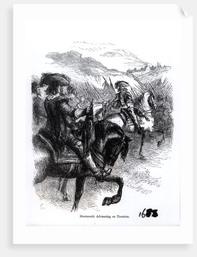 Duke of Monmouth Advancing on Taunton by English School
