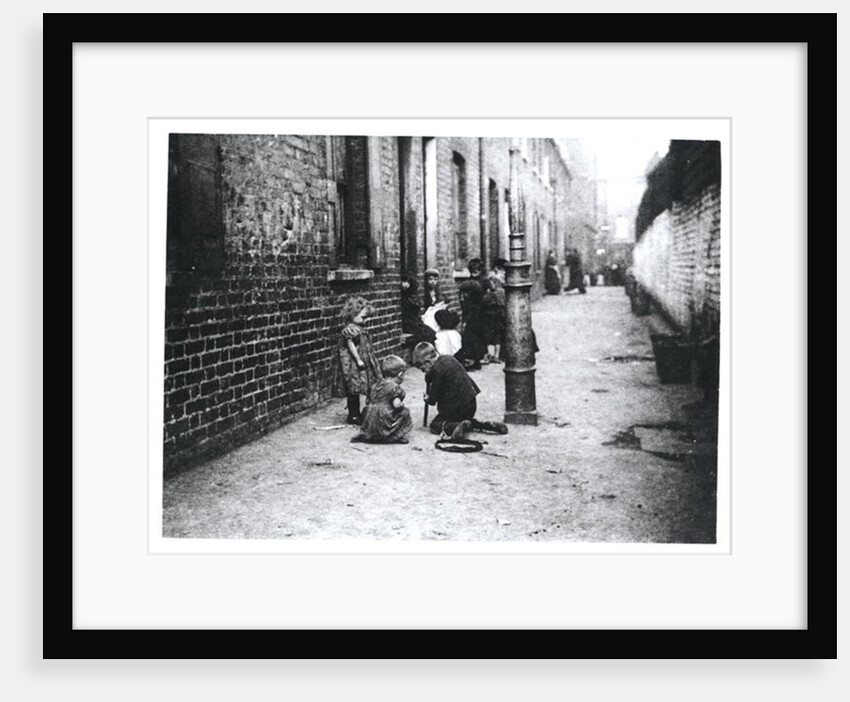 London Slums by English School