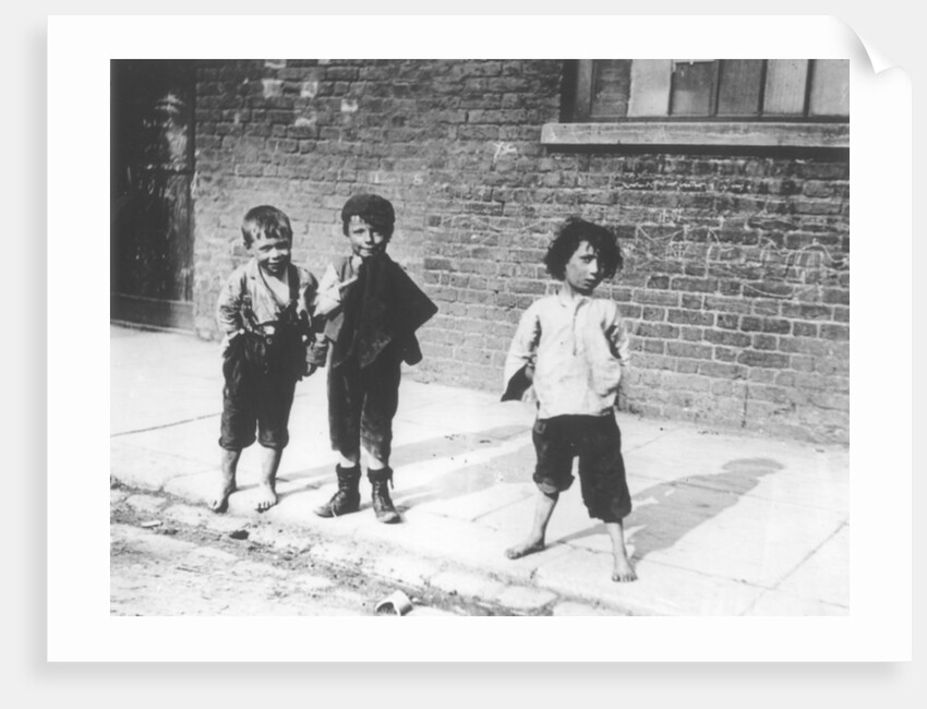 London Slums by English School