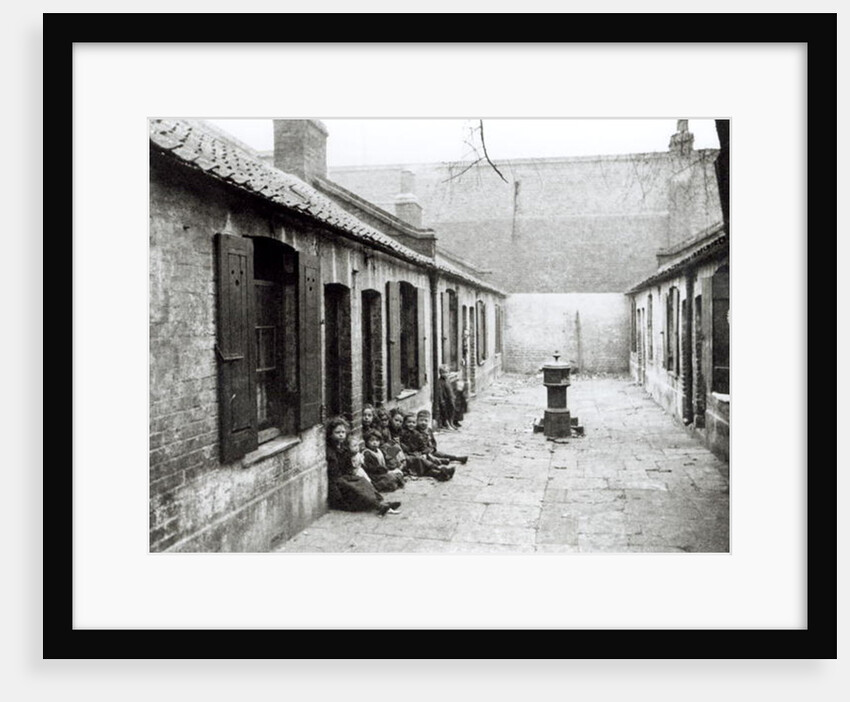 London Slums by English School