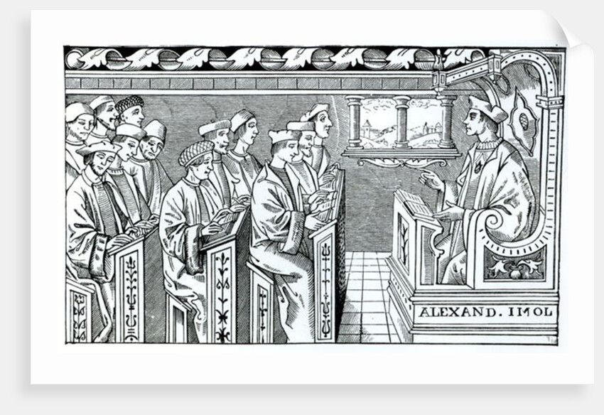 Interior of a School by English School