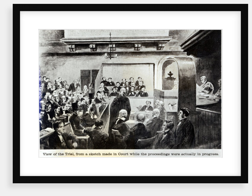 Trial of Madeleine Smith, 1857 by English School