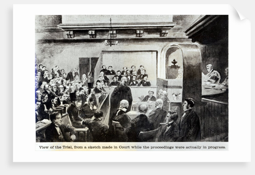 Trial of Madeleine Smith, 1857 by English School