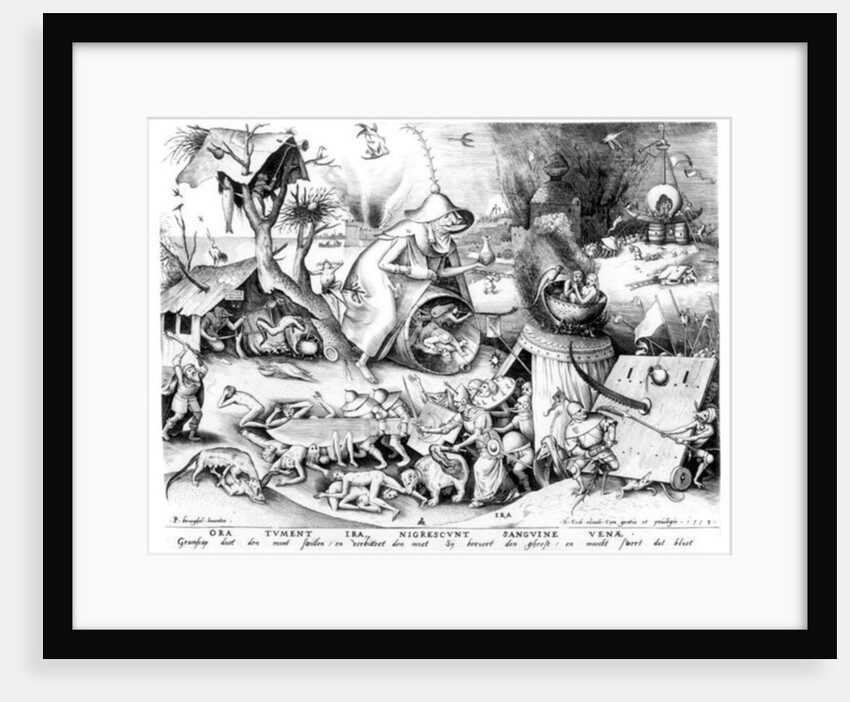 Anger by Pieter the Elder (after) Bruegel
