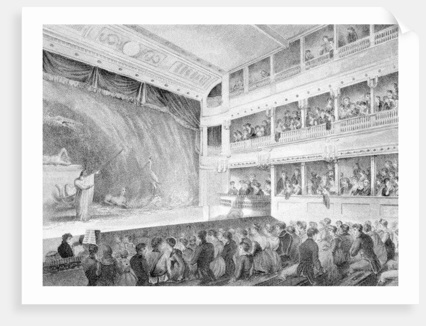 Interior of the Little Theatre, Haymarket in London, 1815 by George Jones