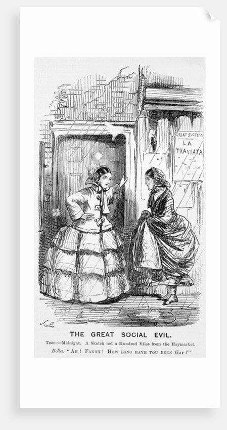 The Great Social Evil, Punch, 1857 by John Leech