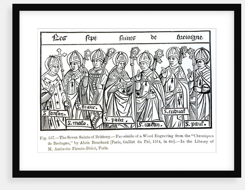 The Seven Saints of Brittany by French School