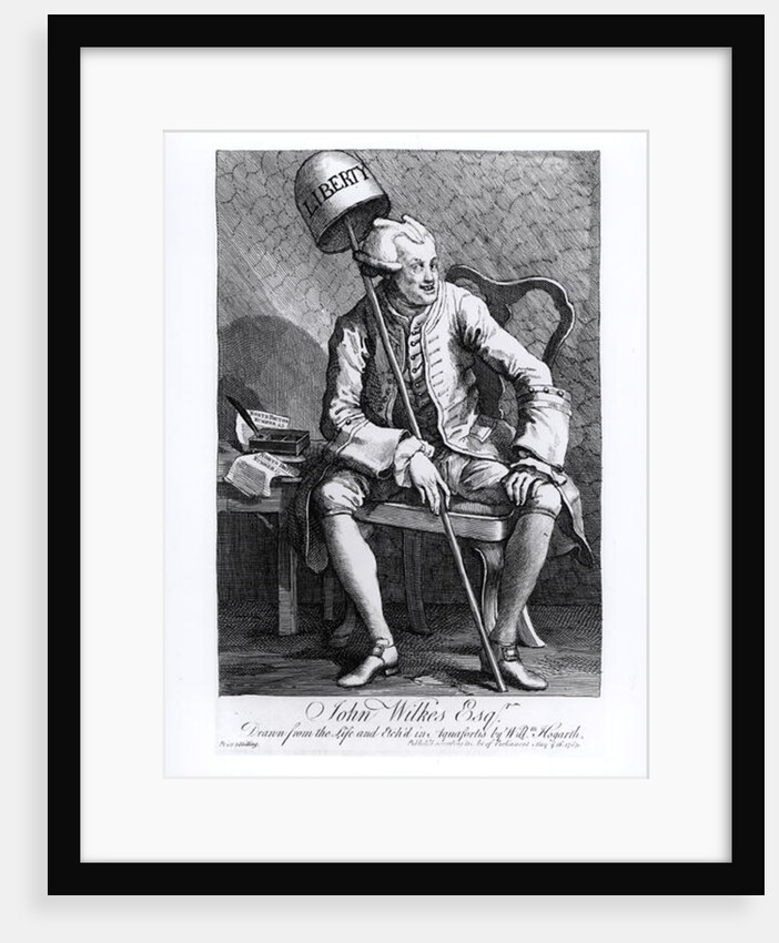 John Wilkes, 1763 by William Hogarth