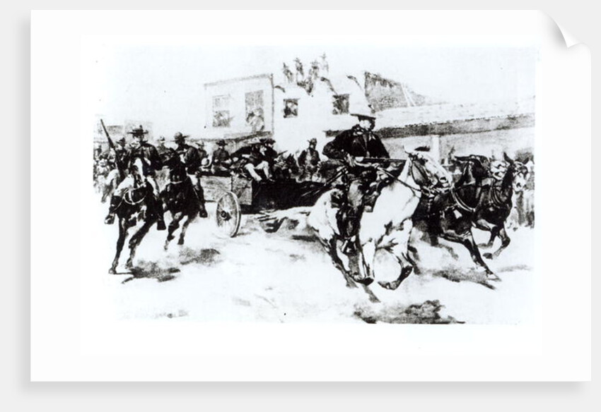 Garret brings in Billy the Kid, 1880 by American Photographer