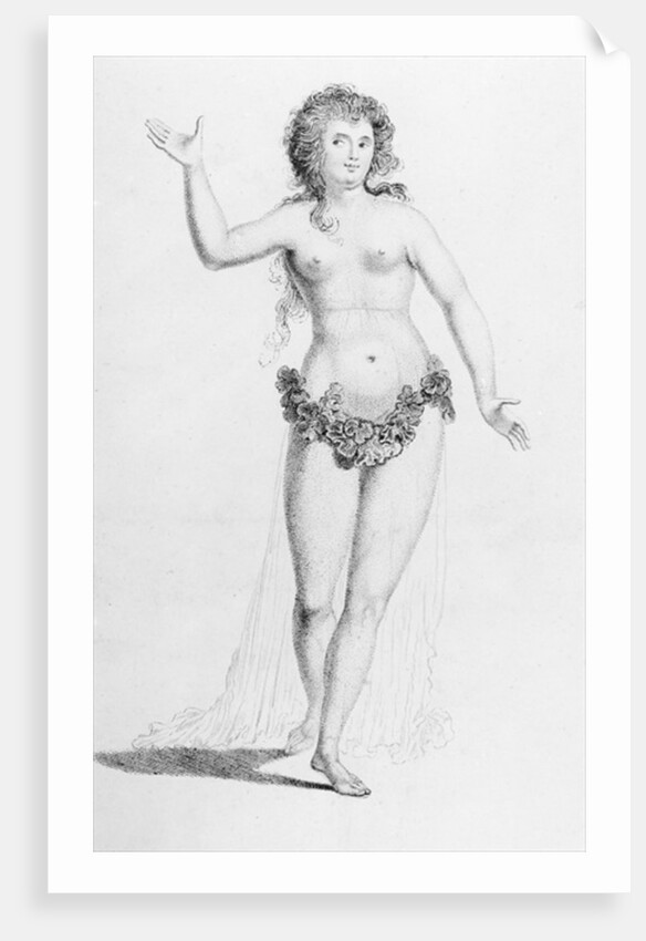 Miss Chudleigh in the Character of Iphigenia at the Venetian Ambassador's Masquerade by English School