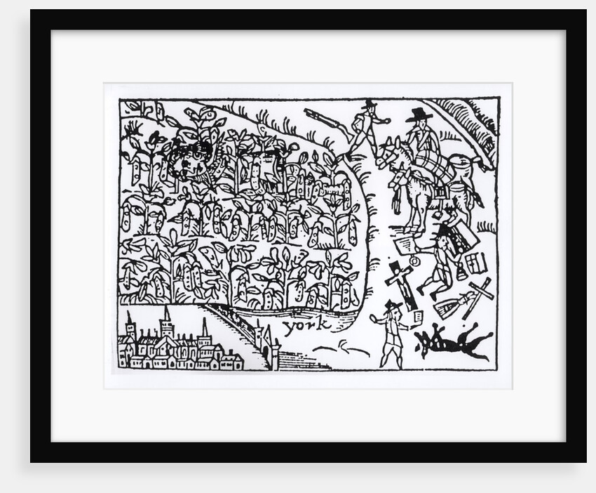 Prince Rupert Hiding in a Bean Field at the Battle of Marston Moor on 2nd July 1644 by English School