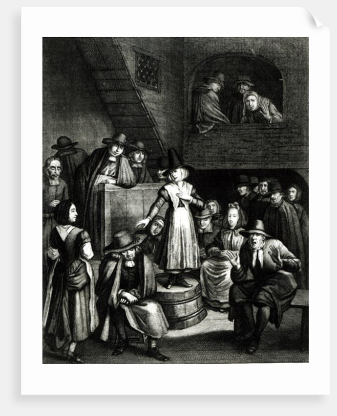 Quaker Meeting, 1699 by Marcellus or Marcel Lauron