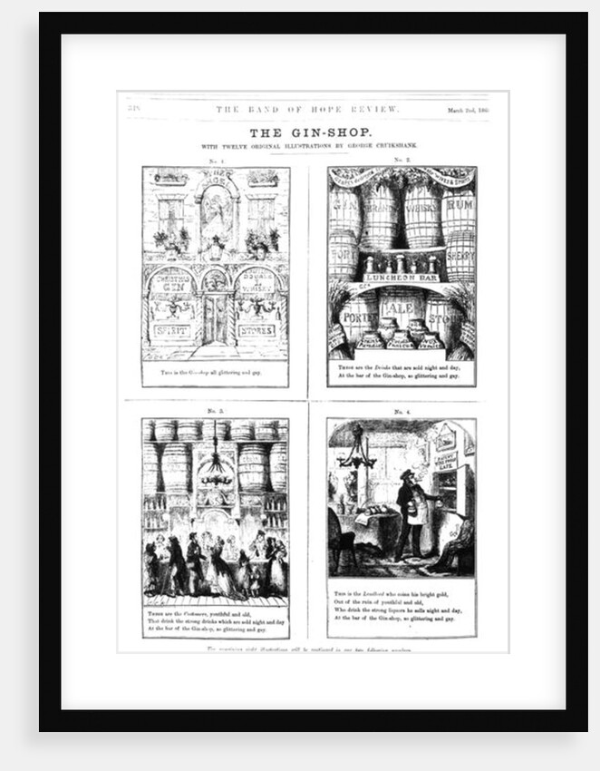 The Gin Shop by George Cruikshank