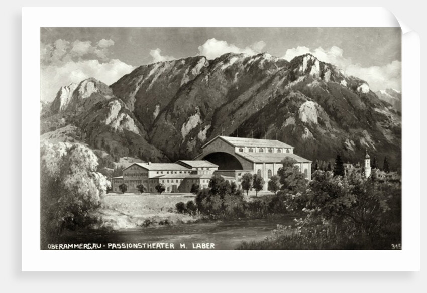 The Theatre at Oberammergau, 1930 by Anonymous
