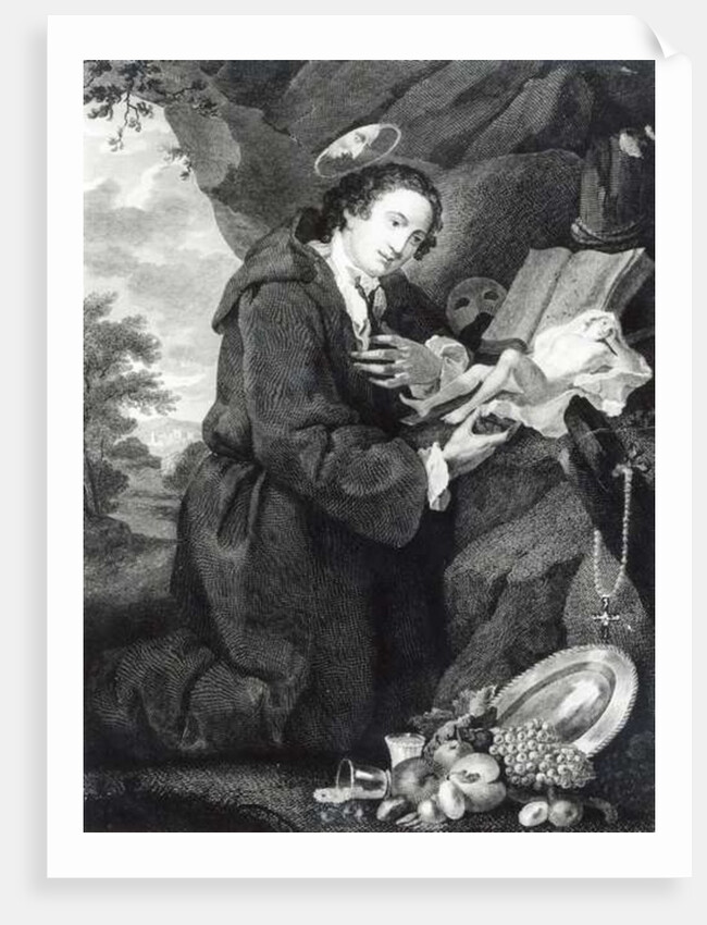 Sir Francis Dashwood worshipping Venus by George Knapton