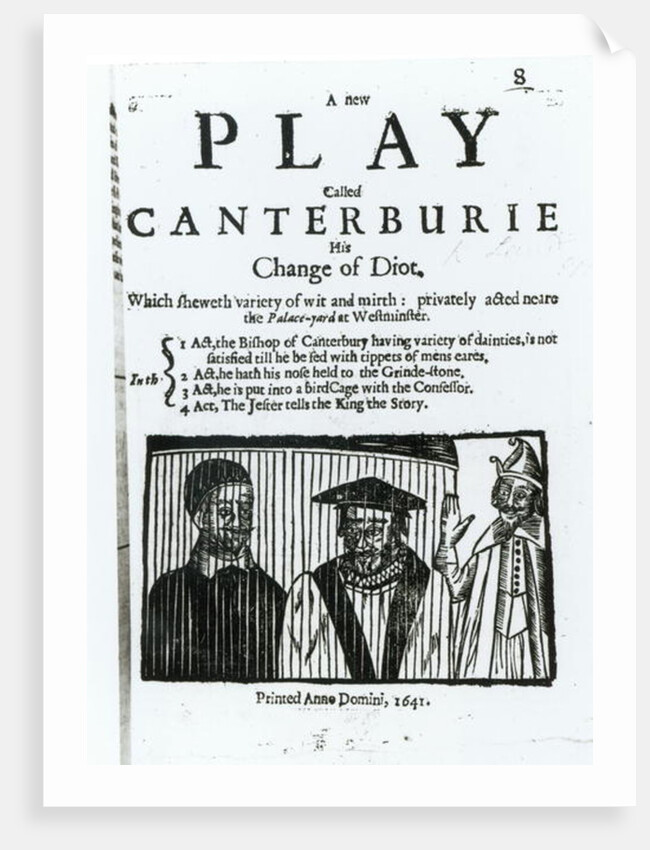 A New Play called Canterburie, 1641 by English School