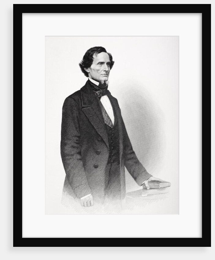 Portrait of Jefferson Davis by Mathew Brady