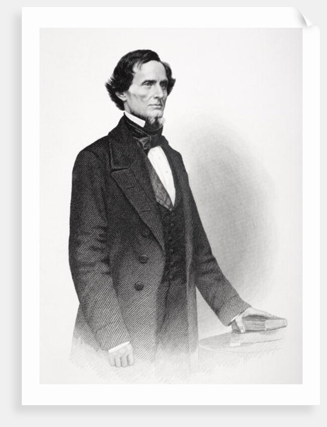 Portrait of Jefferson Davis by Mathew Brady
